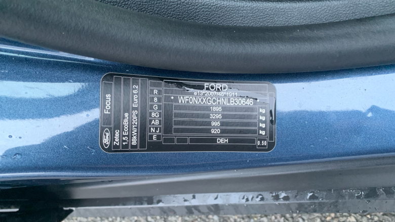 Ford Focus 1.5 EcoBlue 120 Zetec 5dr Diesel Hatchback